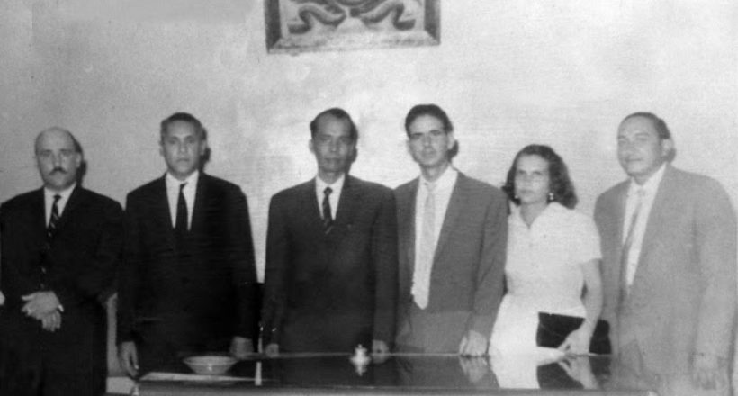 Julio Alvarez como presidente junto a los concejales cabudareños