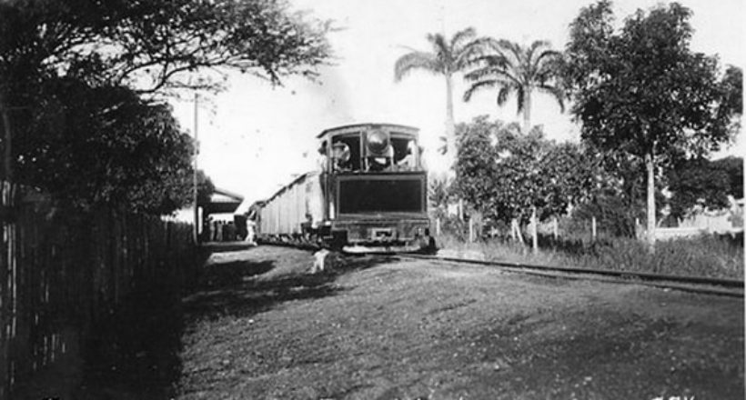 Ferrocarril Bolívar, 1928. Foto archivo de Florencio Sequera Jiménez. Digitalizada por Luis Perozo Padua Correo de Lara