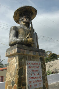 Monumento de Faustino Parra en Caicara de Yaracuy