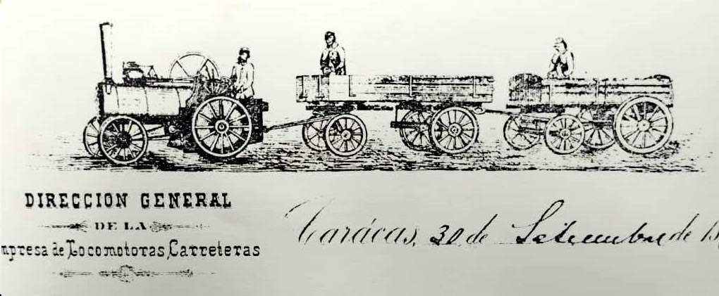 Visto frontal de la locomotora de Trincheras